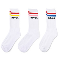 Impala Stripe Socks 3 Pack (Multicolor)