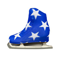 Metallic Figure Skating Boot Covers by Kami-So - American Flag