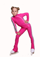 IceDress Figure Skating Jacket - Thermal - Olympus (Fuchsia with White lamps)