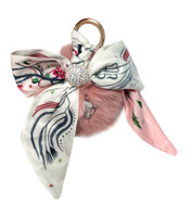 Bow Keychain - Pink