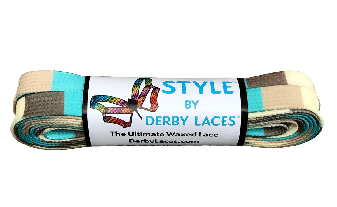 Hockey and Derby Laces Kelly Green 72 Inch Waxed Skate Lace for Roller Derby 