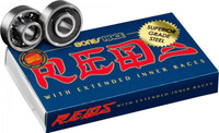 Bones Roller Skate and Skateboard Bearings - Race Reds (8mm - 8 Pack)