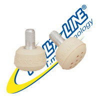 Roll-Line Super Jump  Roller Skate Toe Stops (Cappuccino) Metric Only