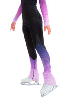 Elite Xpression - High Waist Pastel Sprinkle Skate Faded Legging - Lilac