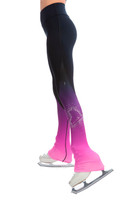 Elite Xpression - High Waist Pastel Sprinkle Skate Faded Legging - Pink