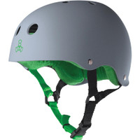 Triple Eight Sweatsaver Rollerskating Helmet - Carbon Rubber
