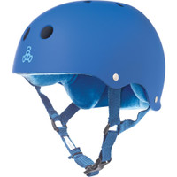 Triple Eight Sweatsaver Rollerskating Helmet - Royal Blue Rubber