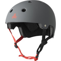 Triple Eight Dual Certified Rollerskating Helmet - Gun Matte