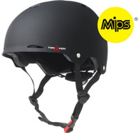 Triple Eight Gotham Dual Certified MIPS Rollerskating Helmet - Black Matte