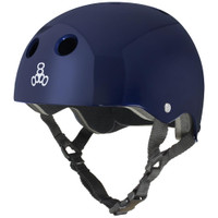 Triple Eight Standard Rollerskating Helmet - Blue Metallic