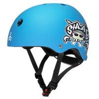 Triple Eight LIL 8 STAAB Dual Certified Sweatsaver Kids Rollerskating Helmet - Neon Blue  (One Size - Toddler 5+)