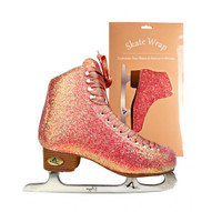 American Athletic Skate Wrap Womens - Sparkle Light Pink