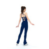 Jerry's 286 Triple Bow Back Figure Skating Catsuit - Navy Blue