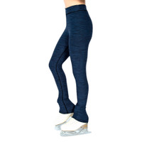 Jerry's S108 Core Ice Marled Figure Skating Legging - Shadow Blue