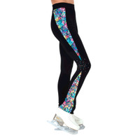 Jerry's S125 Colour Crackle Crystal Figure Skating Leggings
