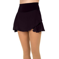 Jerry's 517 Faux Wrap Figure Skating Skirts - Black