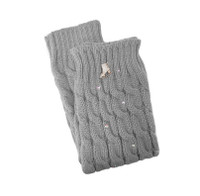 Ice Skating Leg Warmers by Brilliance & Melrose - Grey