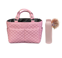 Kami-So Ice Skating Rink Tote (Baby Pink) and The Brilliant Bottle (Pink)