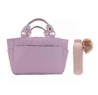 Kami-So Ice Skating Rink Tote (Lilac) and The Brilliant Bottle (Pink)