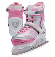 Ice Skates Vibe Adjustable XP1000 - Pink- Size L Only (Refurbished)