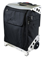 Zuca Artist Flyer Bag- Black Insert  And Silver Frame 2nd view