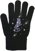 ChloeNoel Ice Skating Gloves - GV22-BB/Skate Crystals