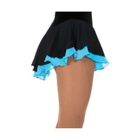 305 Jerry's Double Georgette Skirt - Black/Blue