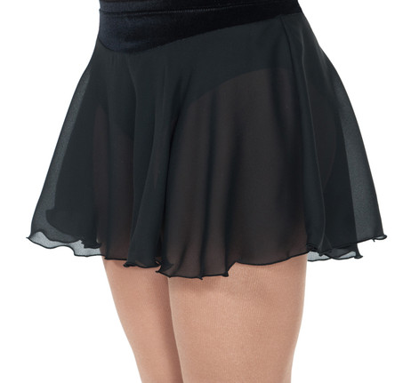 315 Jerry's Classic Black Georgette Skirt