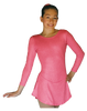 ChloeNoel DLS711 A-Line Swirls Sparkle Spandex Dress (Magic Pink)