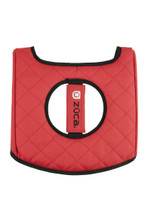 Zuca Seat Cover - Black & Red 2nd view