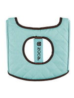 Zuca Seat Cover - Turquoise & Brown 2nd view
