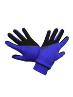 Icedress - Two Color Thermal Figure Skating Gloves "IceDress-Sport" (Cornflower and Black)