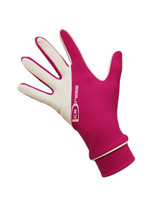 Icedress - Two Color Thermal Figure Skating Gloves "IceDress-Sport" (Fuchsia and White)