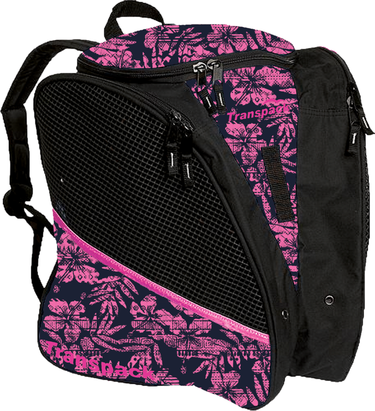 Transpack Ice Ice skating bag (Pink Tiki Floral)