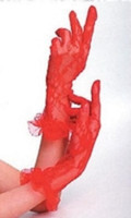 Mid-Arm Length Lace Gloves