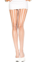 Striped Crochet Seamless Pantyhose