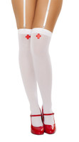Red Cross Nurse Thigh Highs