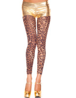 Cheetah Print Opaque Leggings
