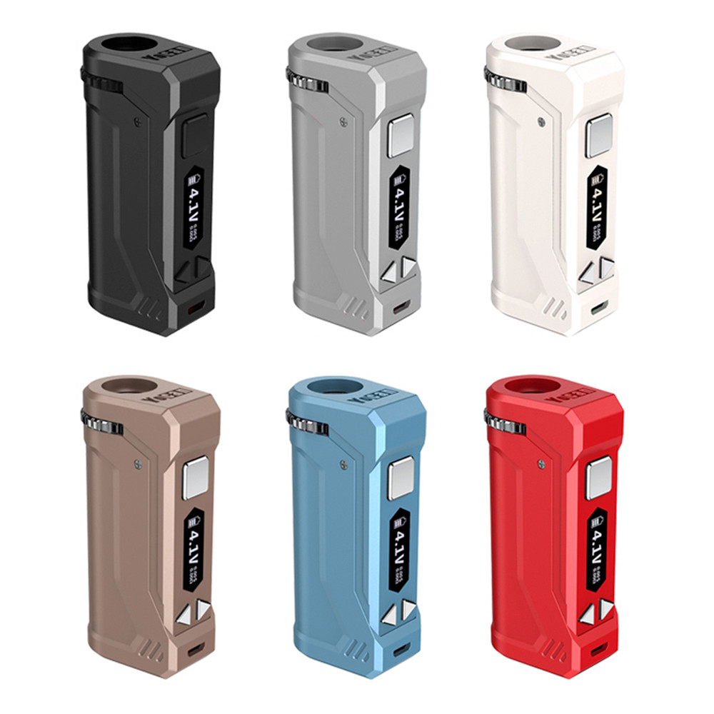 YOCAN UNI PRO BOX MOD UNIVERSAL FIT VARIABLE VOLTAGE 650MAH US Wholesale Vapor