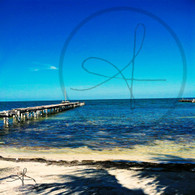 Caye Caulker Pier from Beachfront
