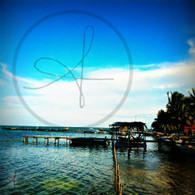 Caye Caulker Pier Fenceline View