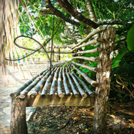 Bacab Wooden Bench View