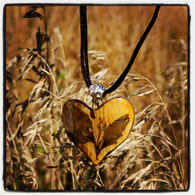 Bamboo Heart Necklace