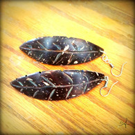 Bamboo Feather Earrings