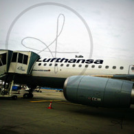 Lufthansa Plane Munich to Budapest