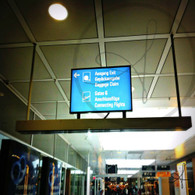 Munich Baggage Claim Airport Sign