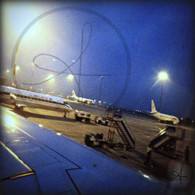 Airplanes at Budapest Airport