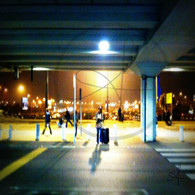 Outside Budapest Airport