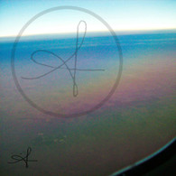 Sundown Rainbow from Plane