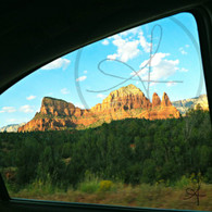 Chicken Point from Car Window